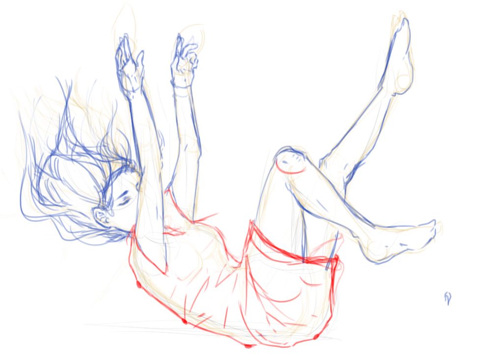 Featured image of post Anime Drawing Falling Backwards Pose Reference