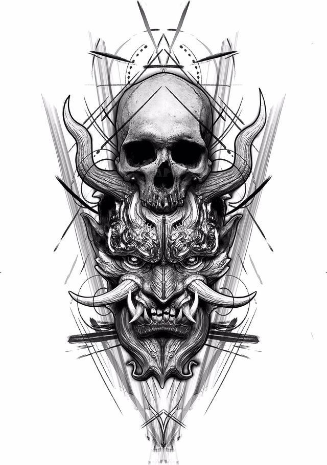 Featured image of post Creative Evil Skull Drawings