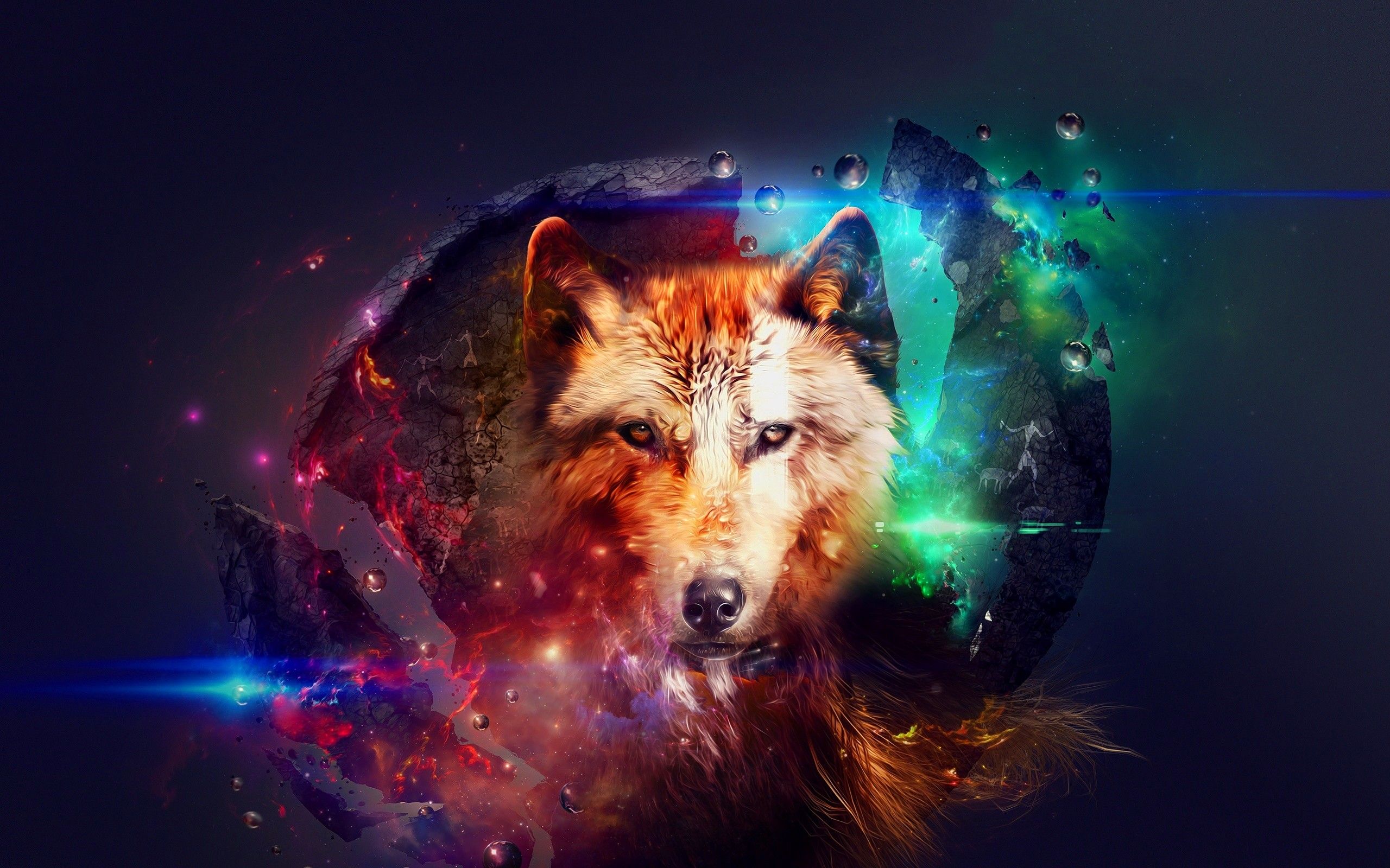 Featured image of post Galaxy Wallpaper Wolf Pics