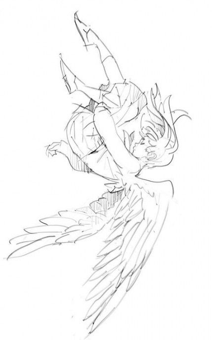 Featured image of post How To Draw Someone Falling With Wings