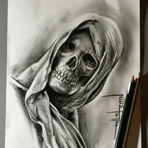 Featured image of post Realistic Evil Skull Drawing