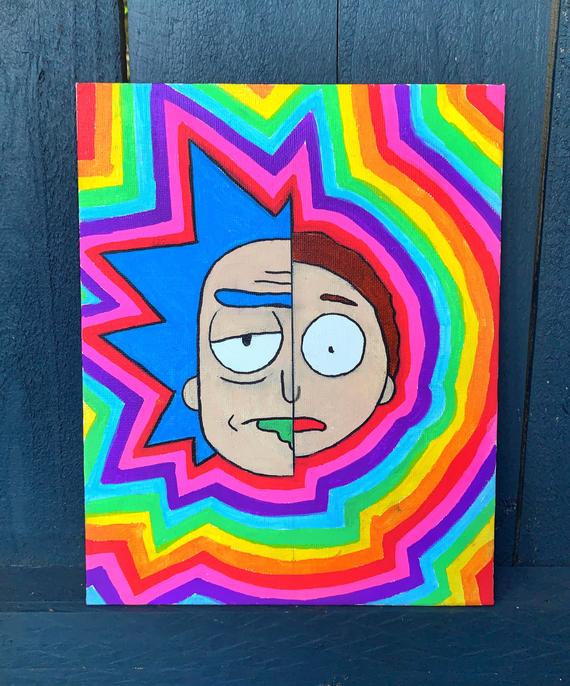 Featured image of post Rick And Morty Trippy Painting